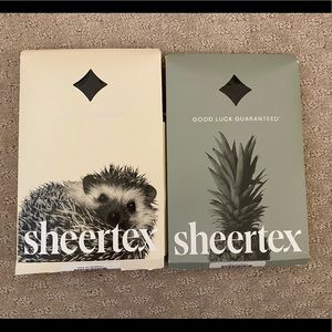 Set of 2 Sheertex footless tights